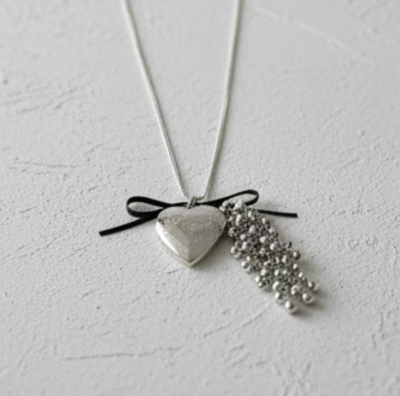 Midnight Heart Necklace