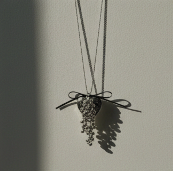 Midnight Heart Necklace